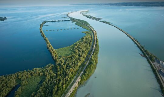 Hanno Thurnher - Rhein-Schauen Rheinmündung