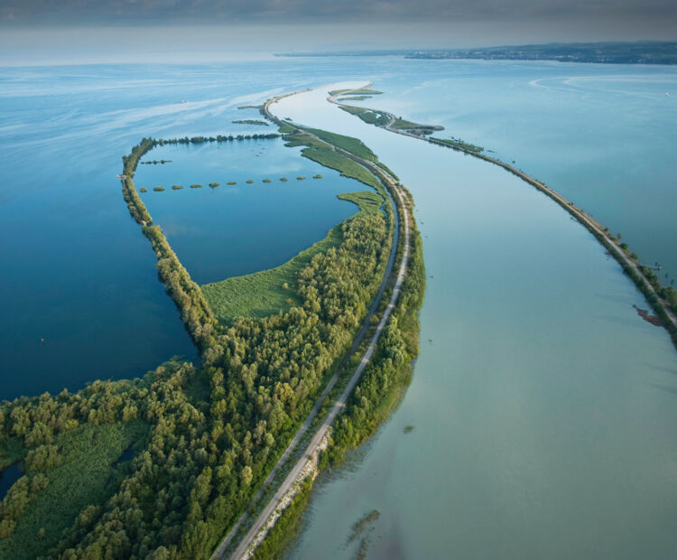 Hanno Thurnher - Rhein-Schauen Rheinmündung