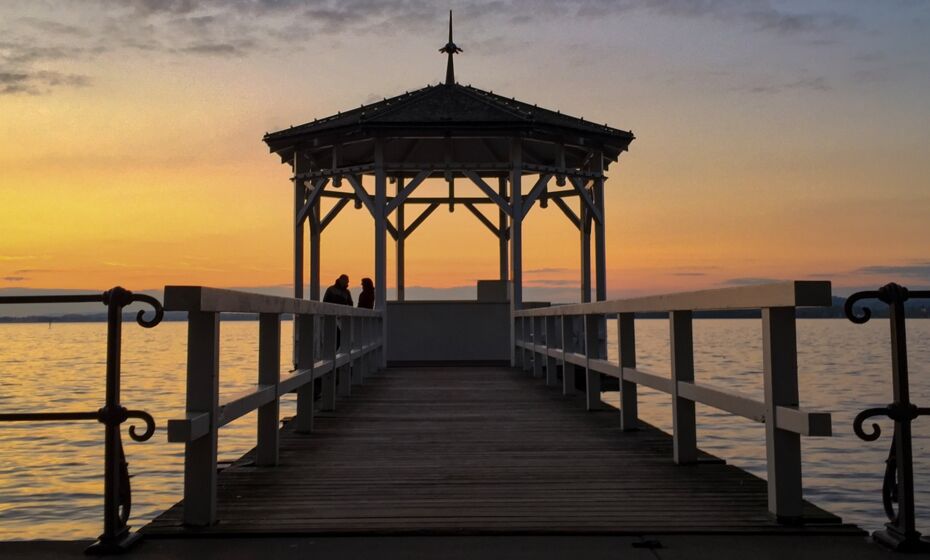 Sonnenuntergang am Fischersteg Sonnenuntergang am Fischersteg
