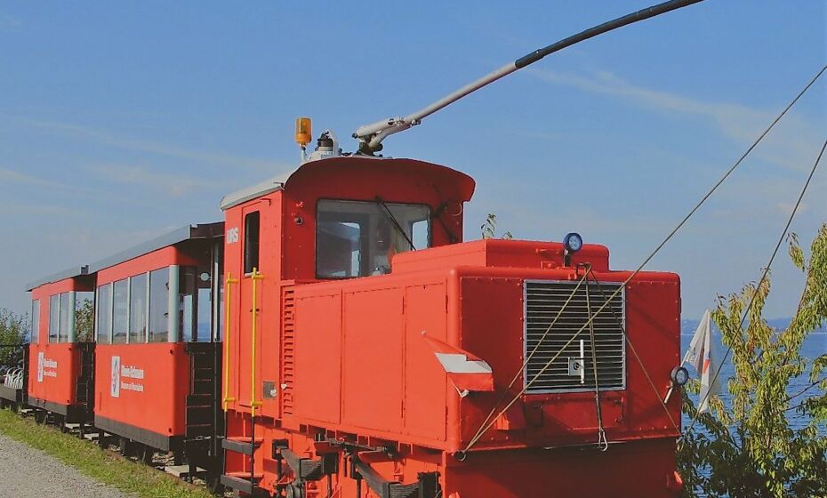 Rheinschauen Rheinbähnle-Rheinmündung